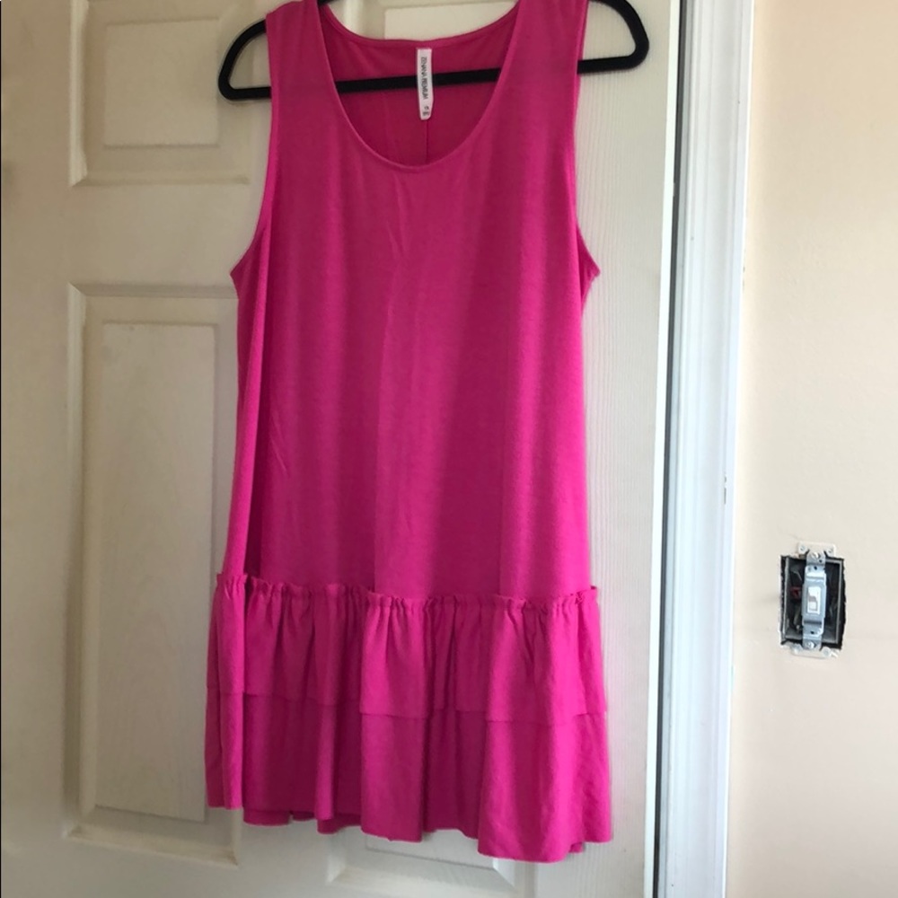 Hot pink tank top